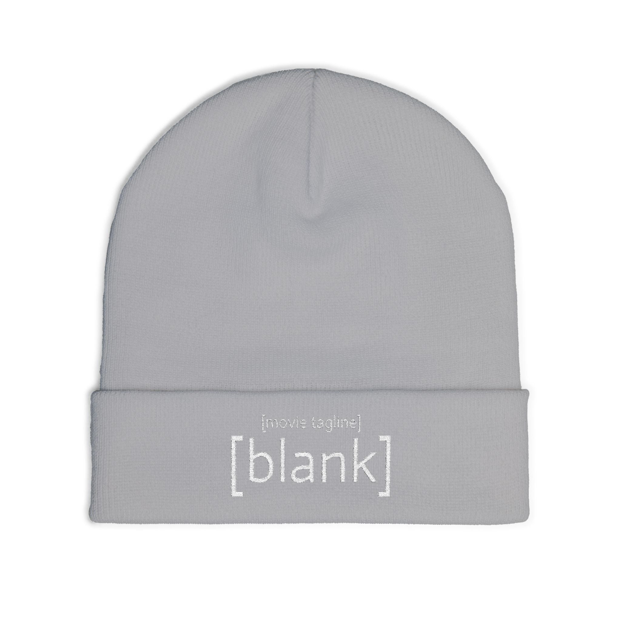 [blank] [beanie]