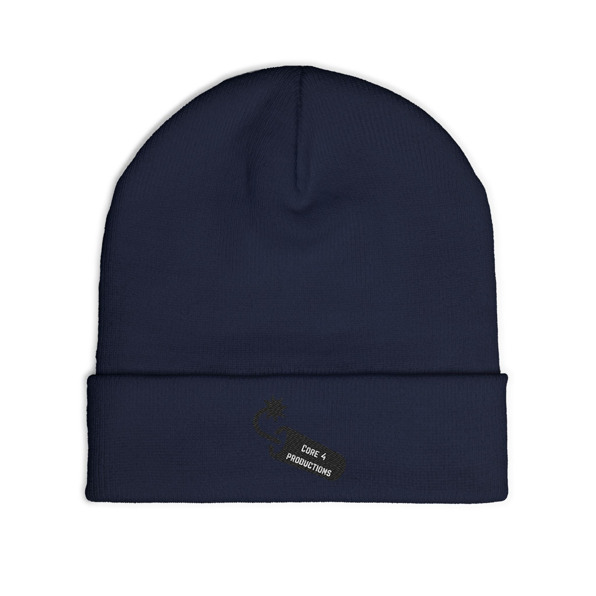 Embroidered core 4 bomb logo beanie