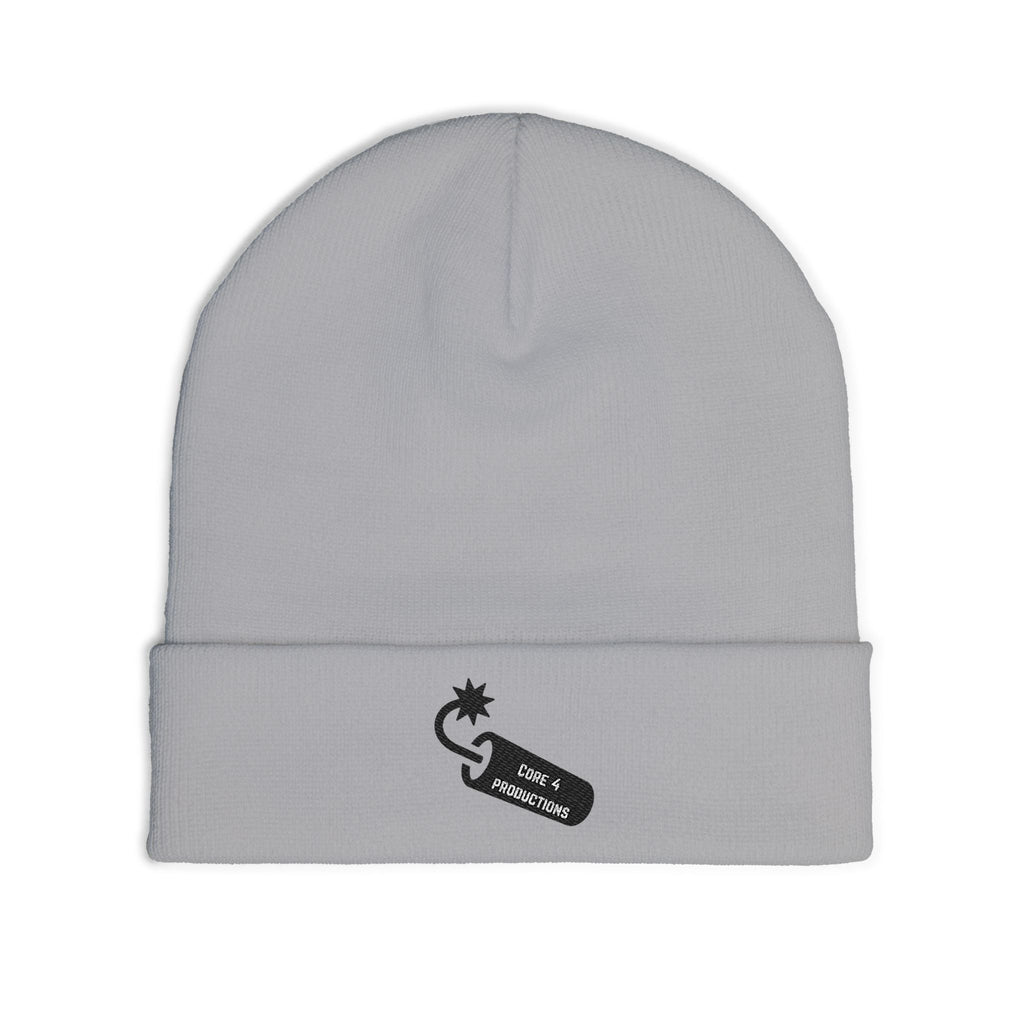 Embroidered core 4 bomb logo beanie