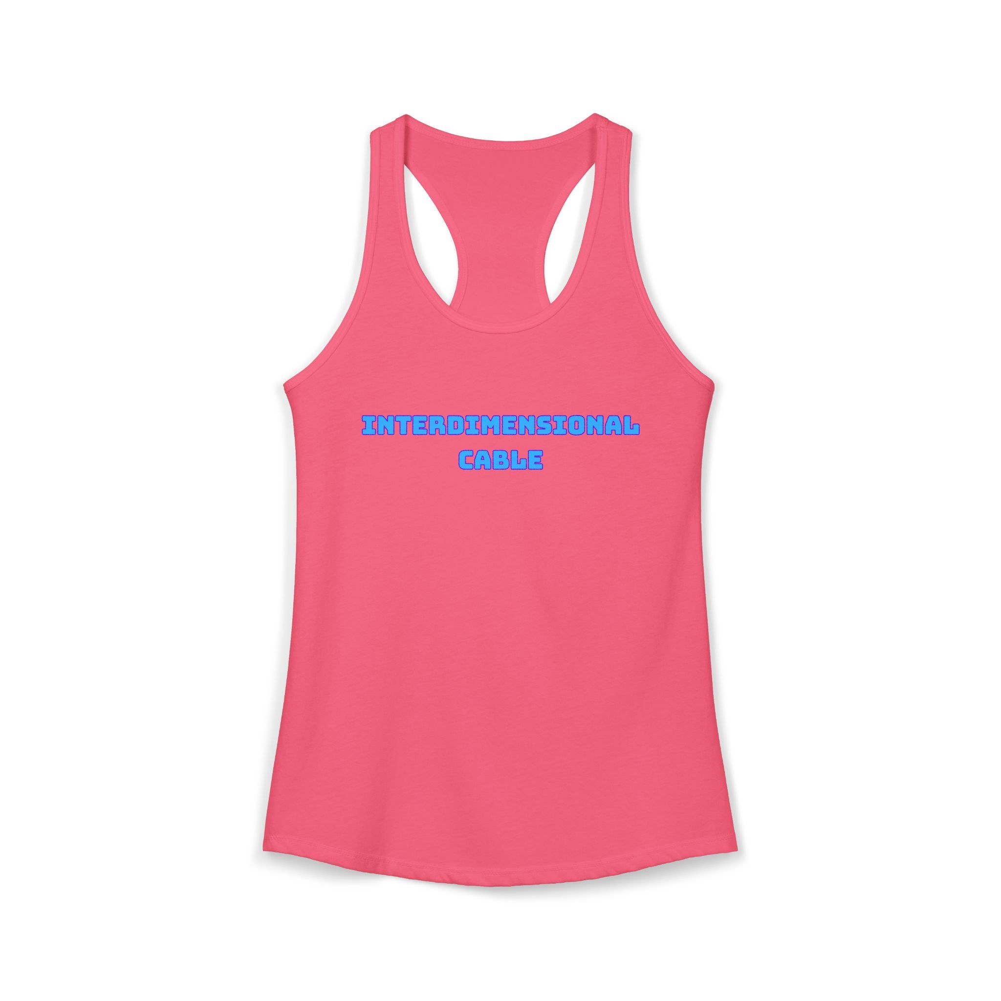 INTERDIMENSIONAL CABLE Womens Racer Tank Top