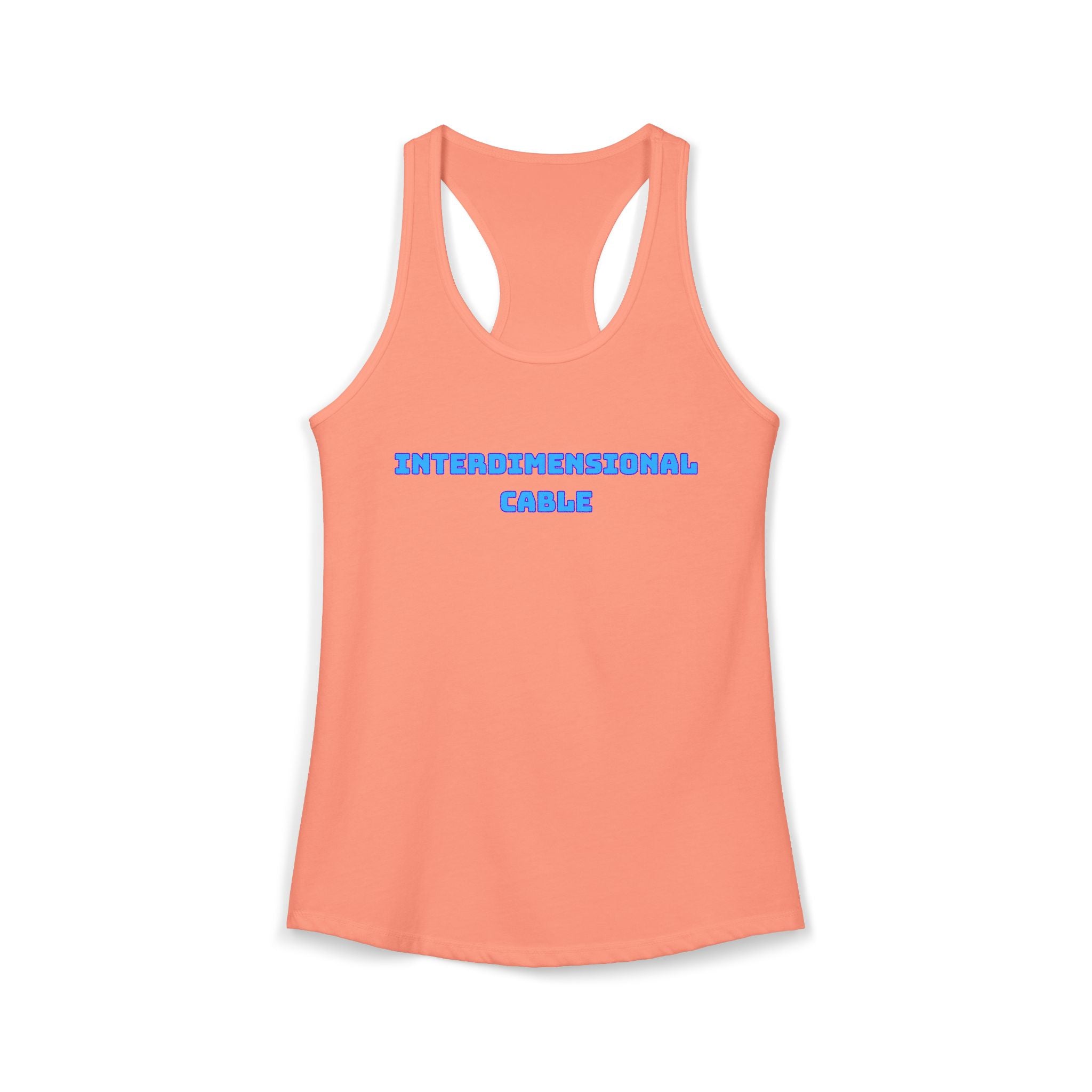 INTERDIMENSIONAL CABLE Womens Racer Tank Top