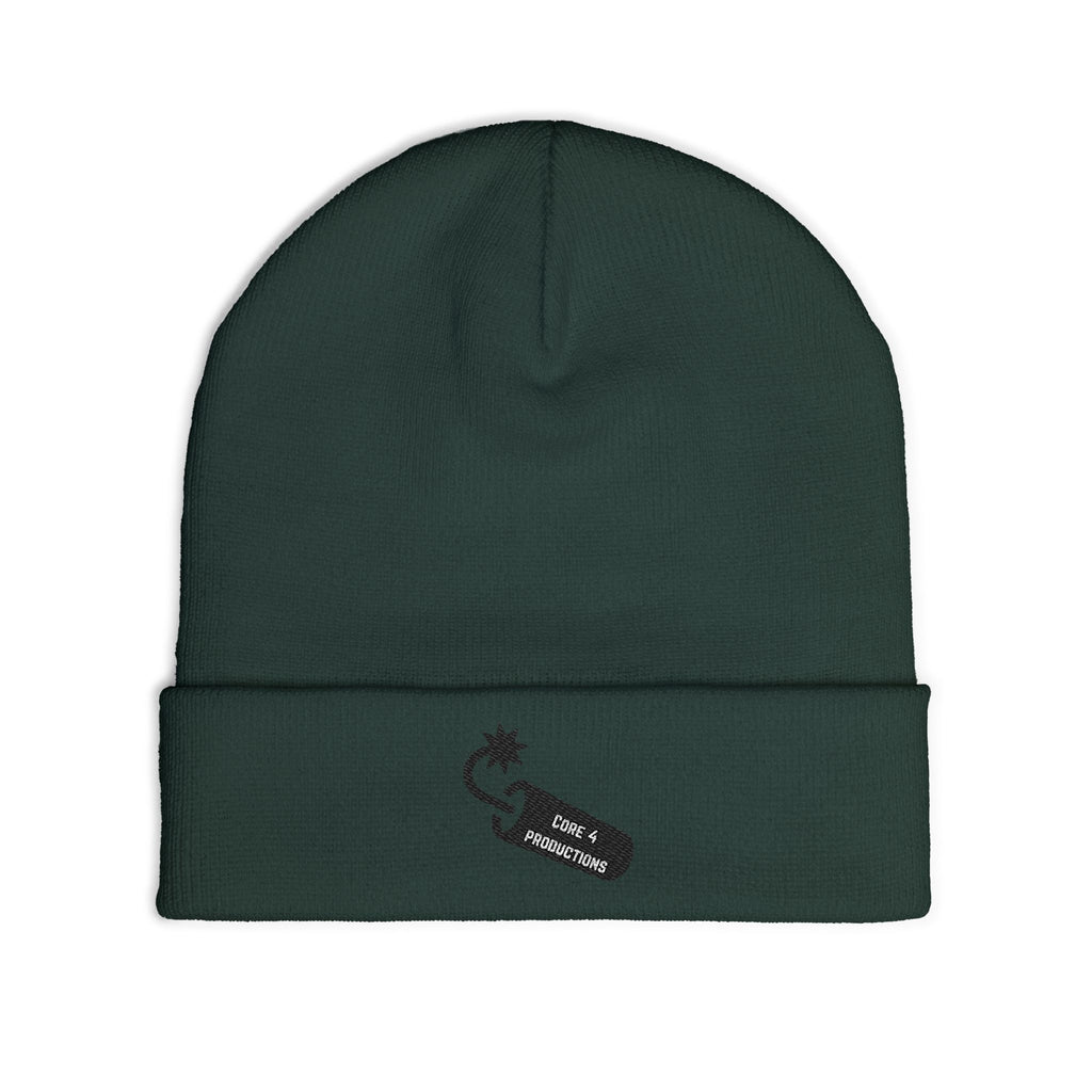 Embroidered core 4 bomb logo beanie