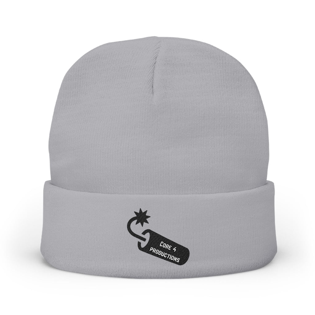 Embroidered core 4 bomb logo beanie