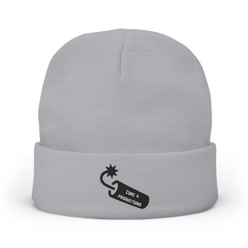 Embroidered core 4 bomb logo beanie