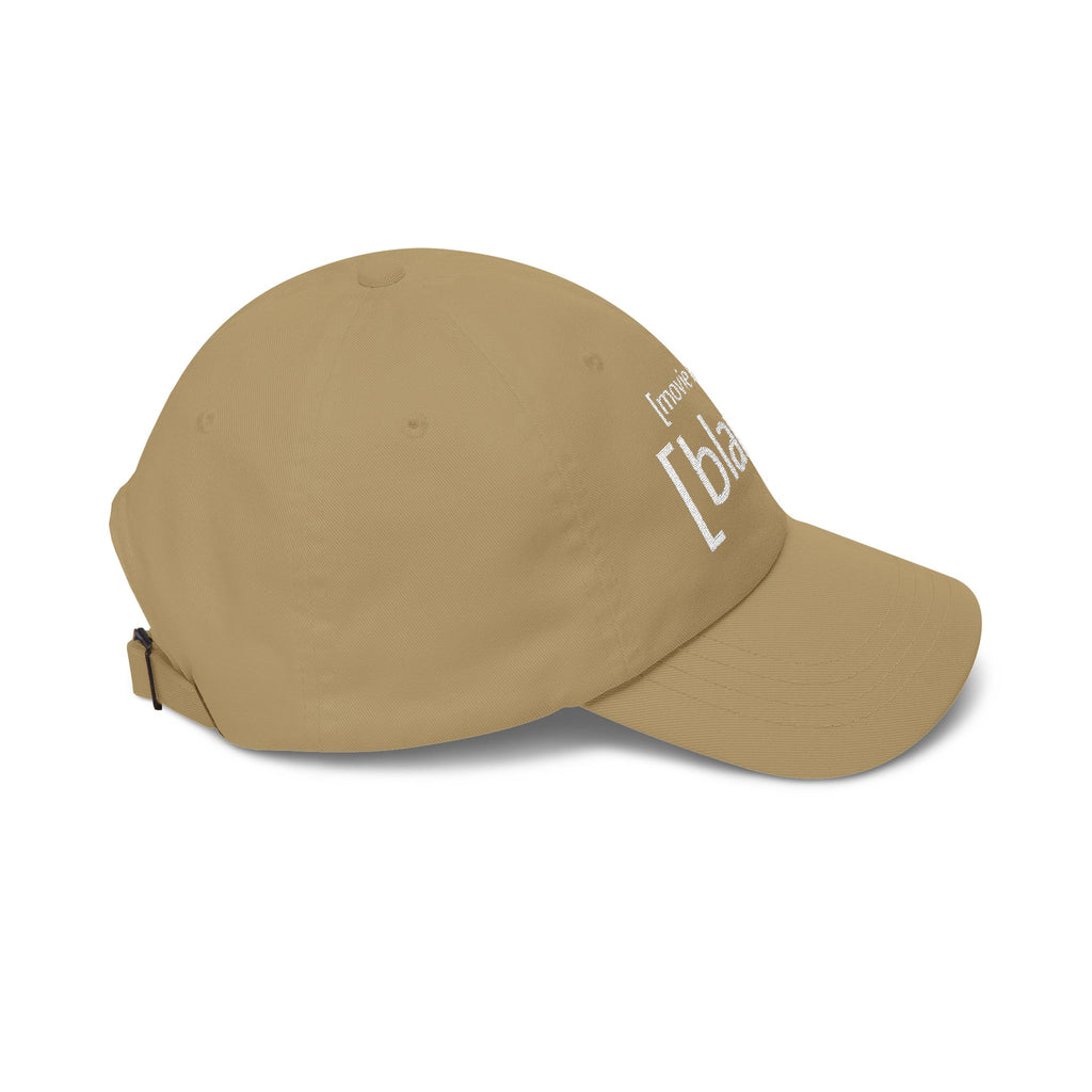 [blank] [baseball cap]